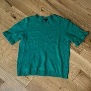 Short sleeve super soft sweater top ann Taylor factory size Large green!